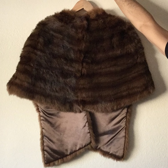 Real Mink Stole - Picture 2 of 2